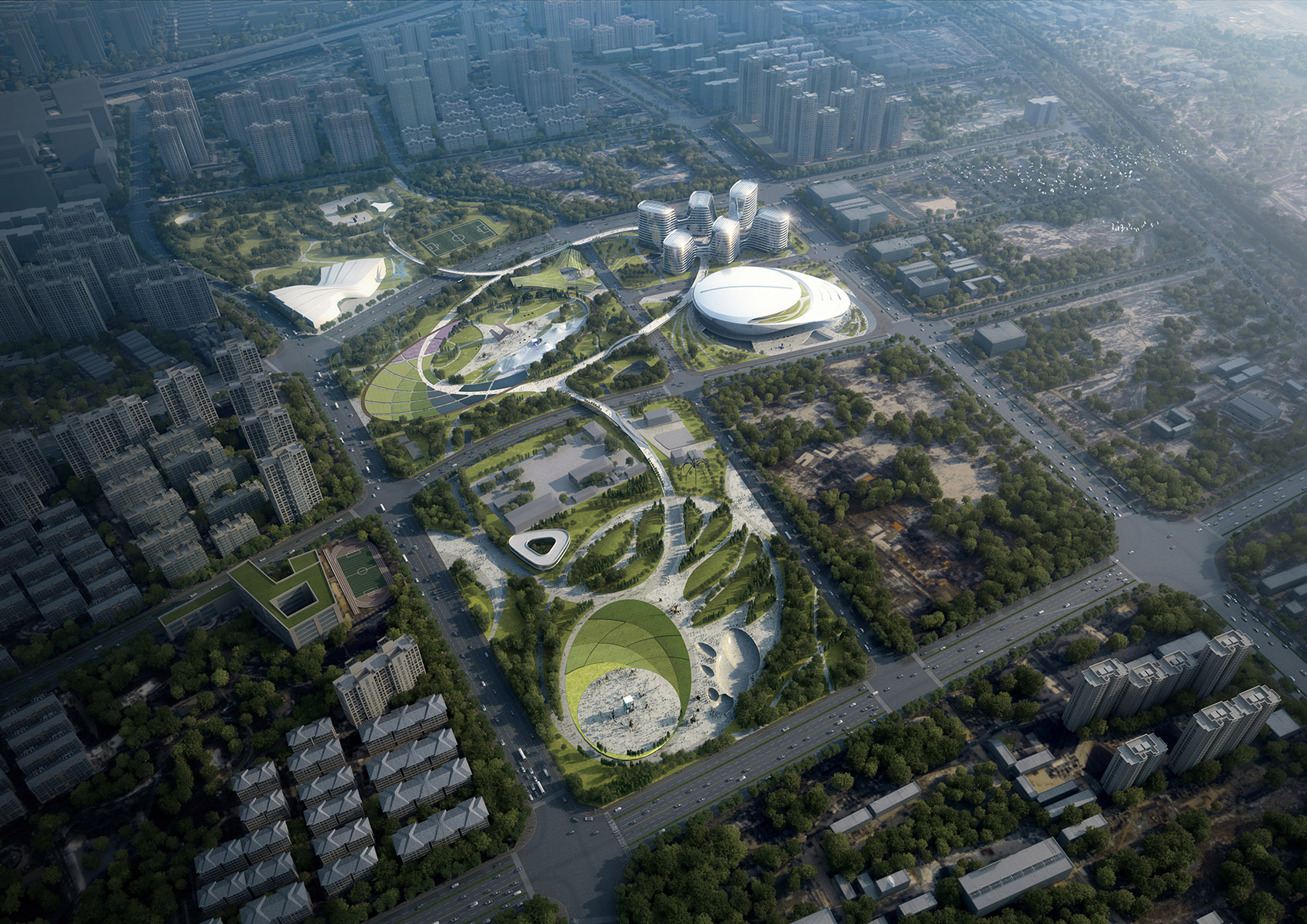 曲江竞技中心丨中国西安丨Aedas-7