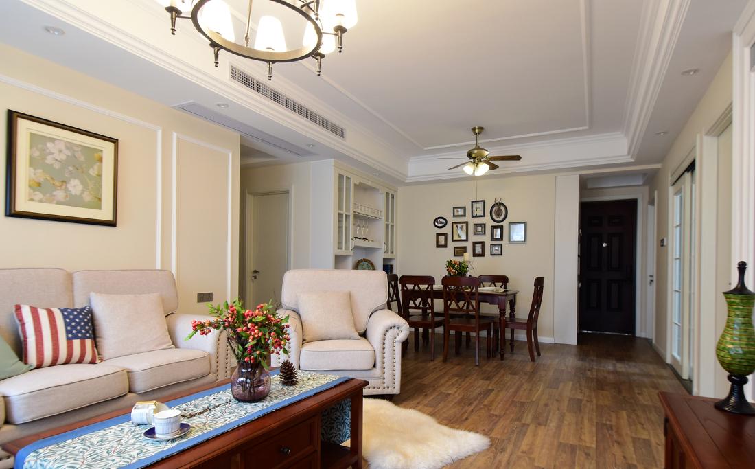 120㎡美式风情四居-7