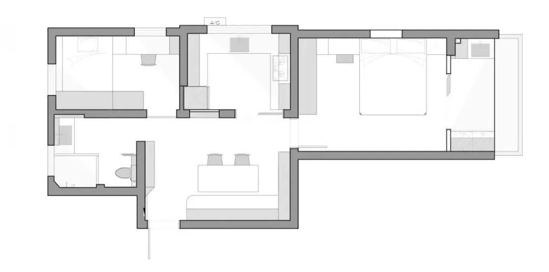 80年代老破小变身美式温馨学区房丨中国厦门丨凤凰空间-14