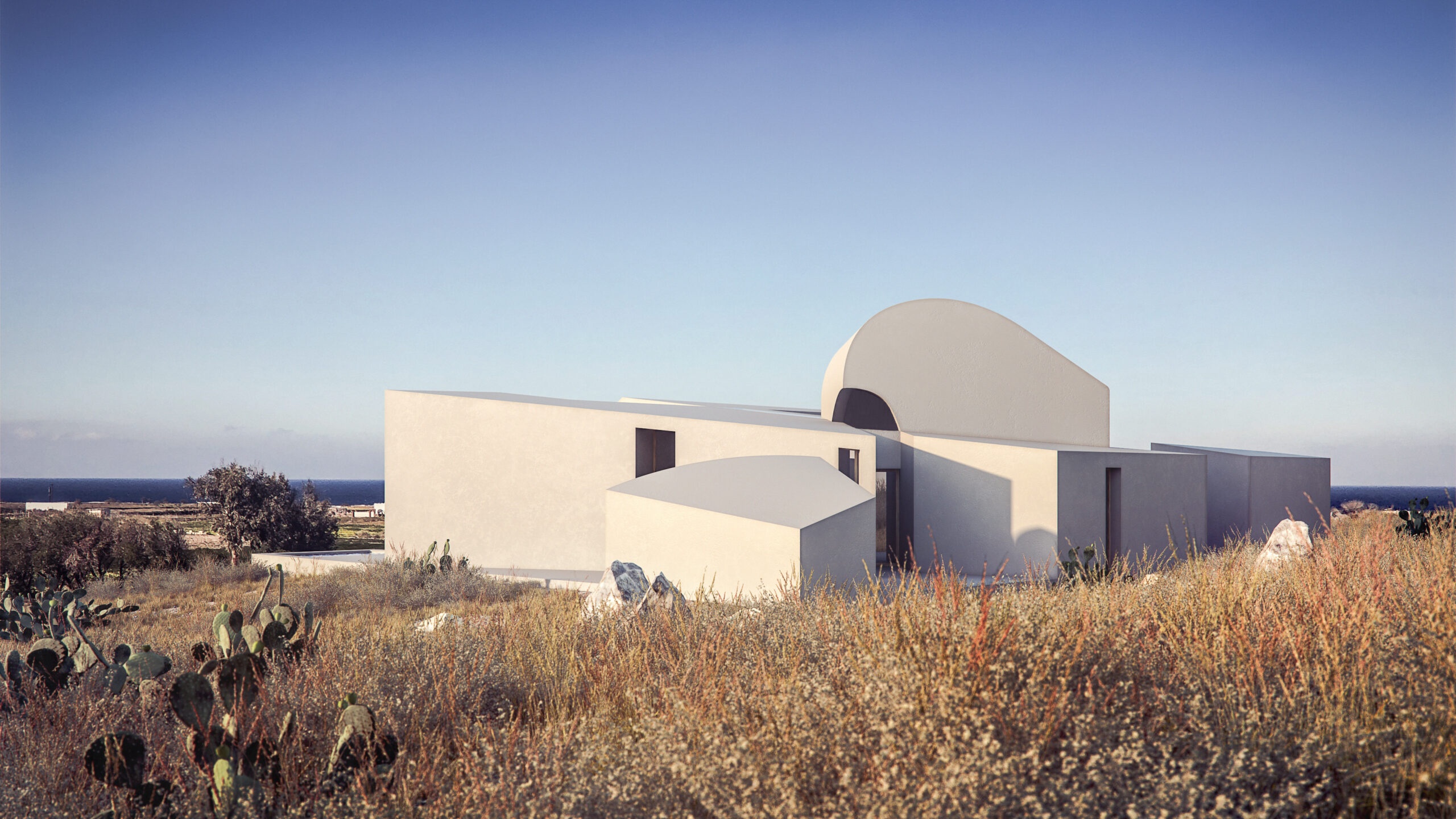 与环境共生 MONOLITHUS IN FINIKIA | Kapsimalis Architects-1