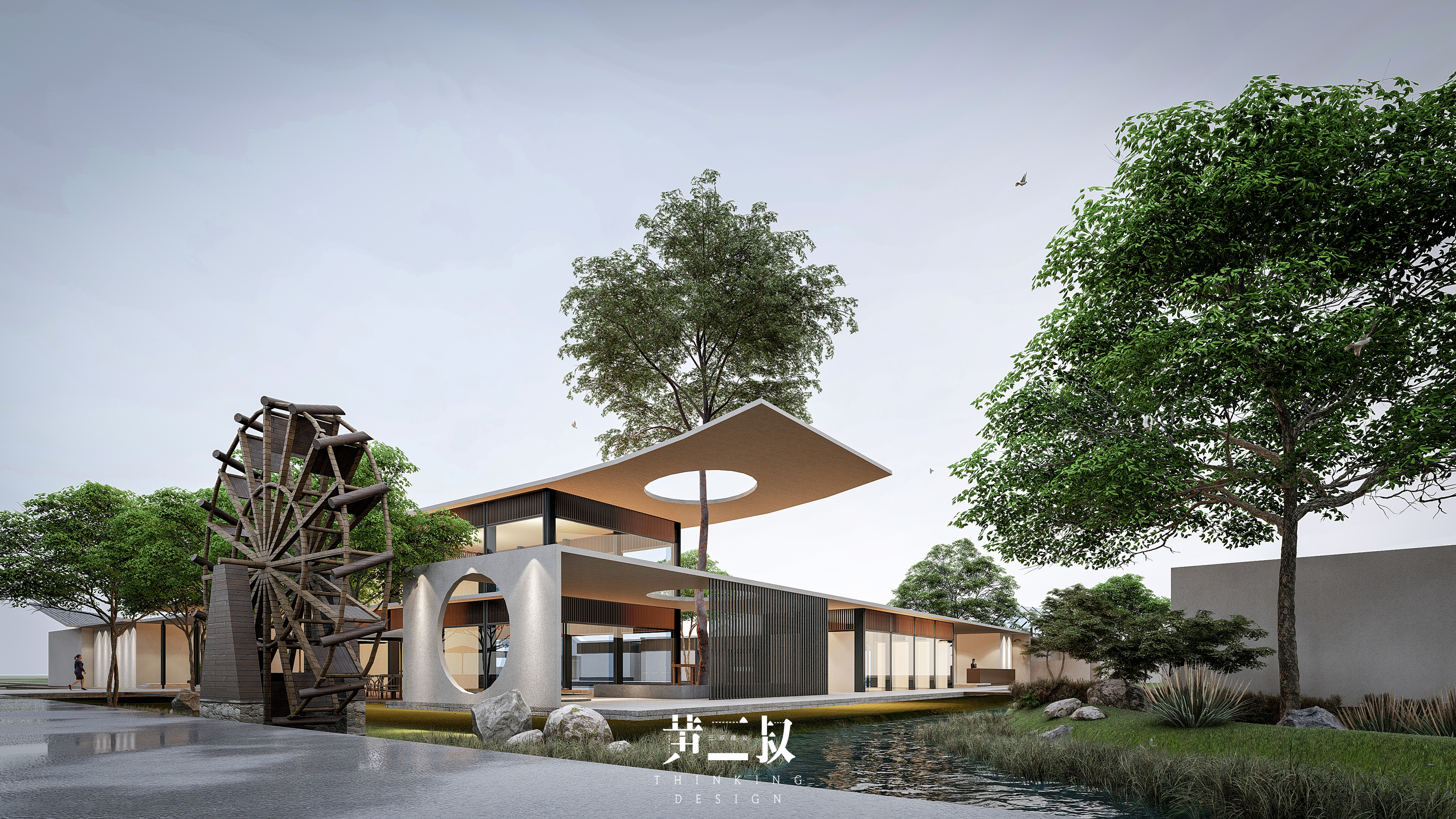 田园风光融入都市空间——公共空间田园餐厅设计-5