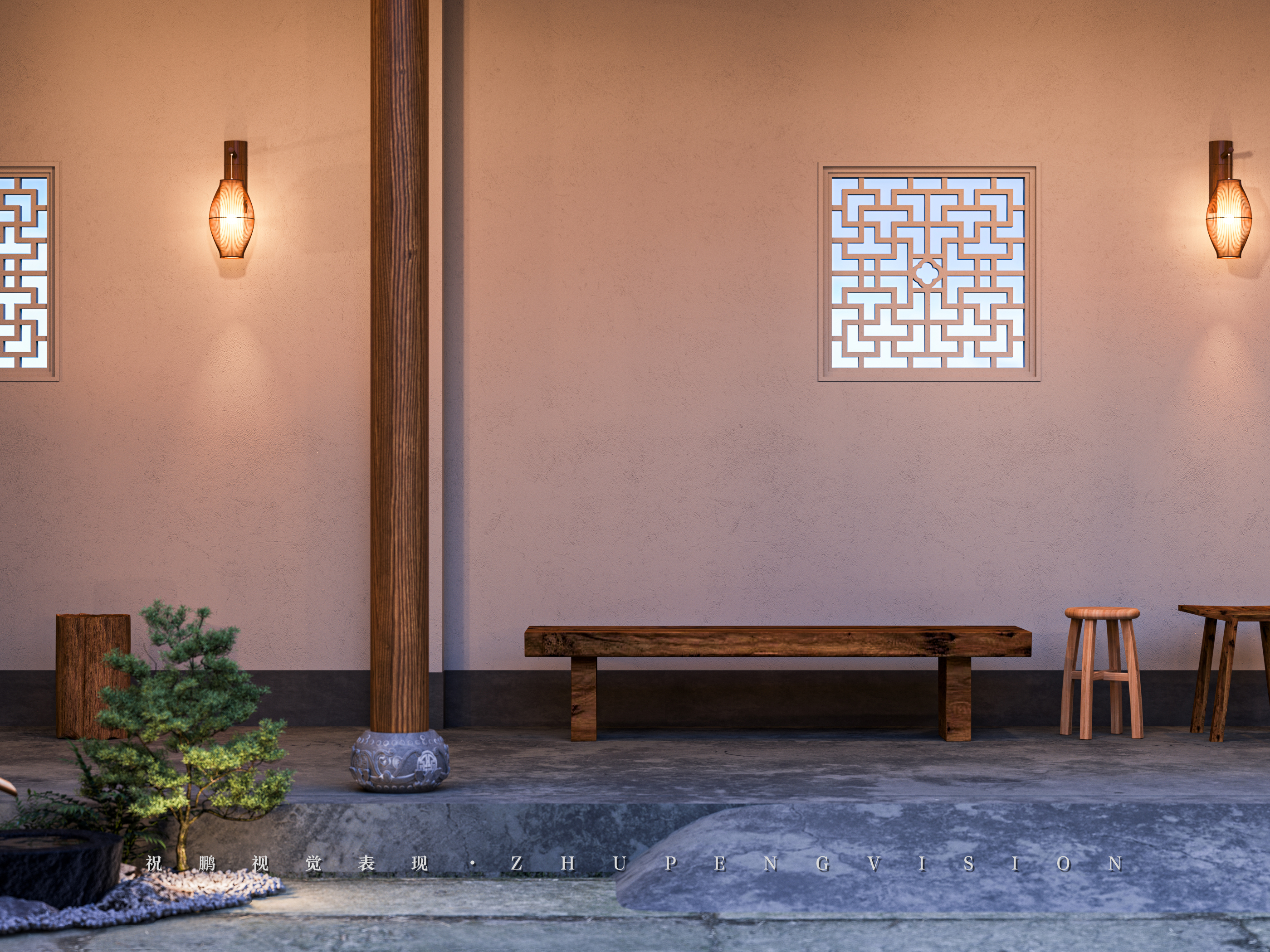 乡村小院丨武汉祝鹏视觉表现-8