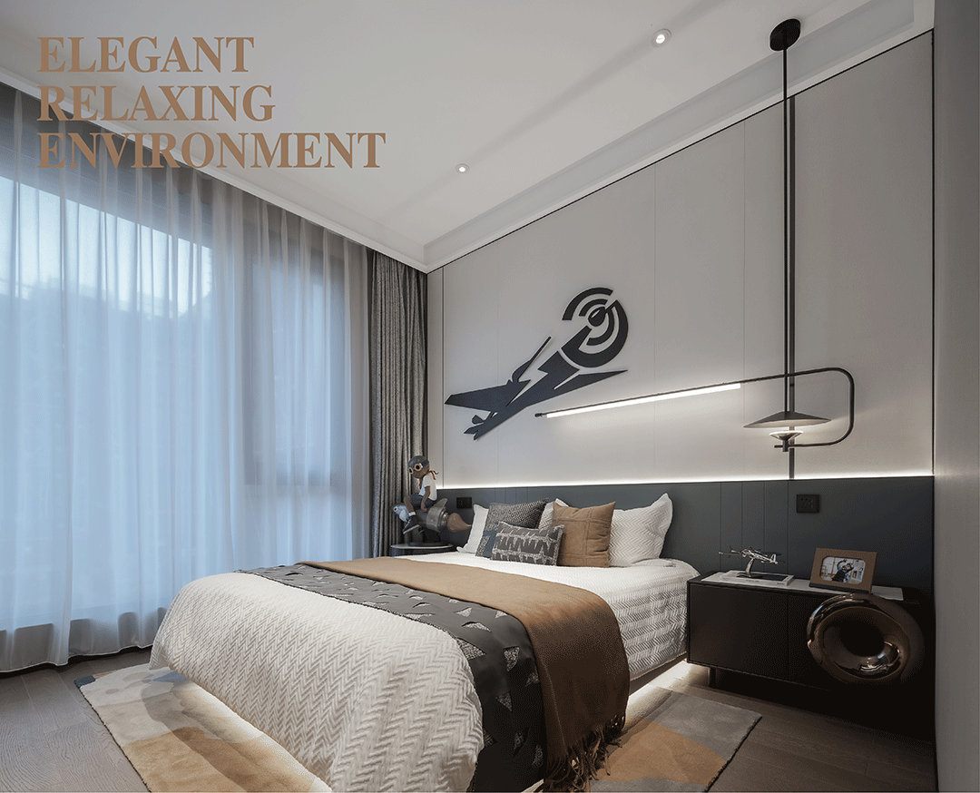 杭州龙湖丰收湖大平层样板间丨中国杭州丨北京靳朝晖设计有限公司-55