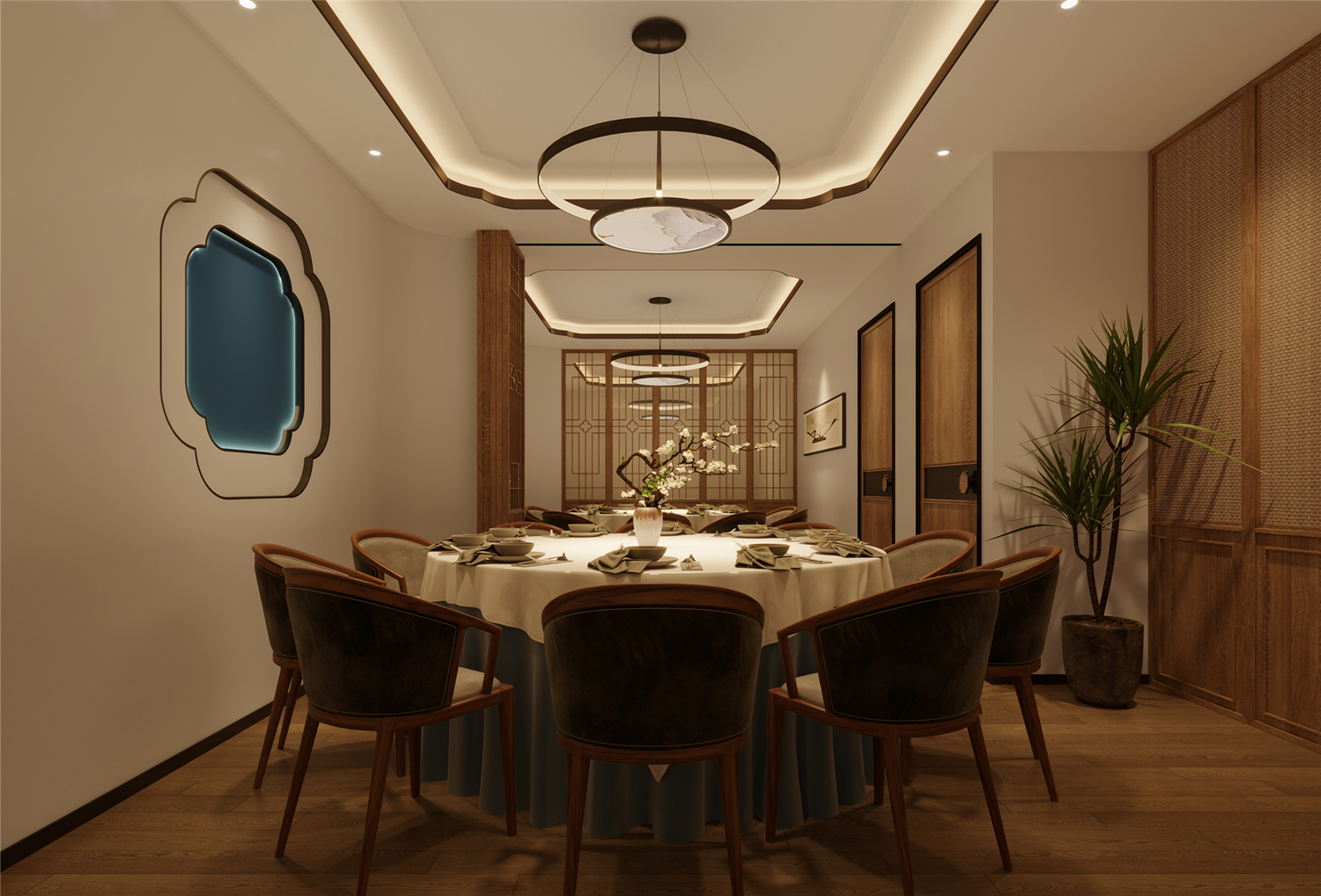 《淳圆外》餐厅 · 现代简约的新式徽派设计-28
