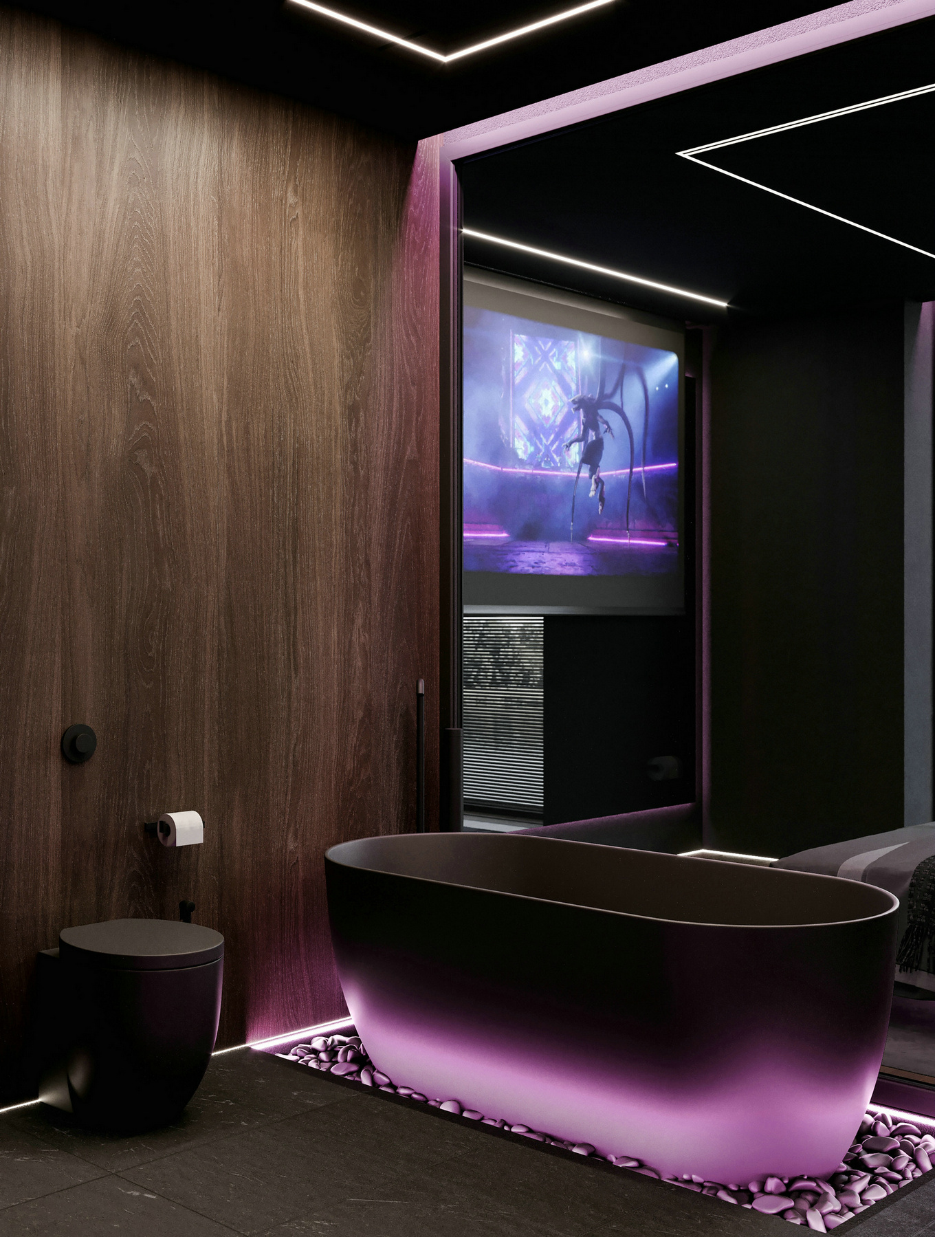 高级黑+浪漫紫色系灯光-11