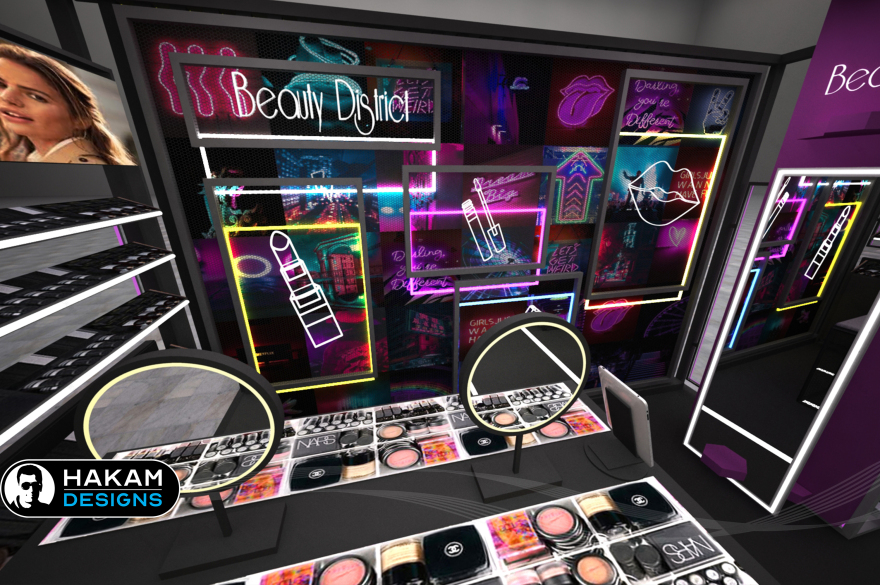 Beauty District 美妆数字售货亭设计丨Mahmoud Hakam-12