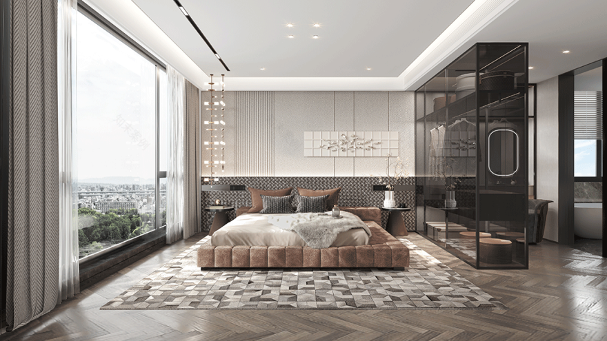 杭州龙湖丰收湖大平层样板间丨中国杭州丨北京靳朝晖设计有限公司-72