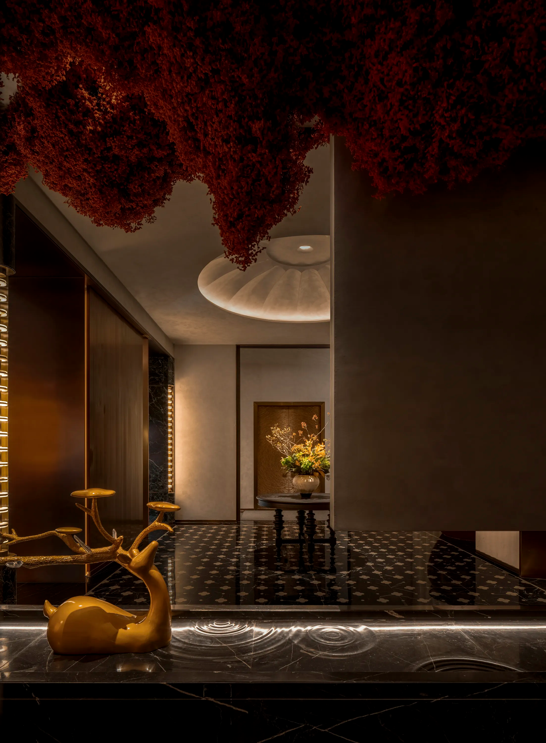 中福鹿餐厅「中福鹿宴 京华御启」丨中国北京丨杭州肯纳辰惠空间设计有限公司-20