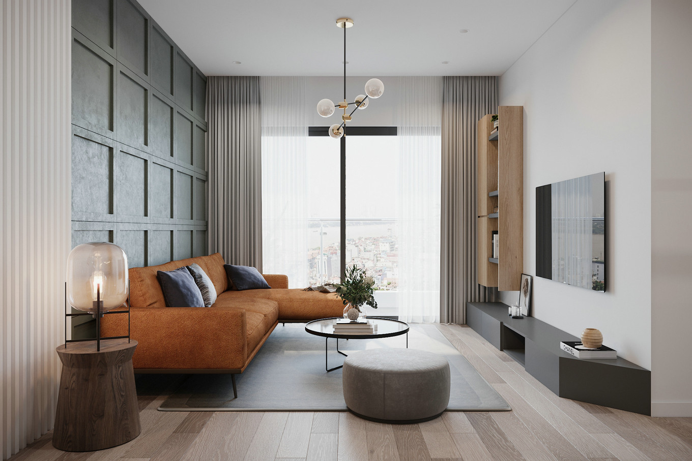 现代清简小公寓-2