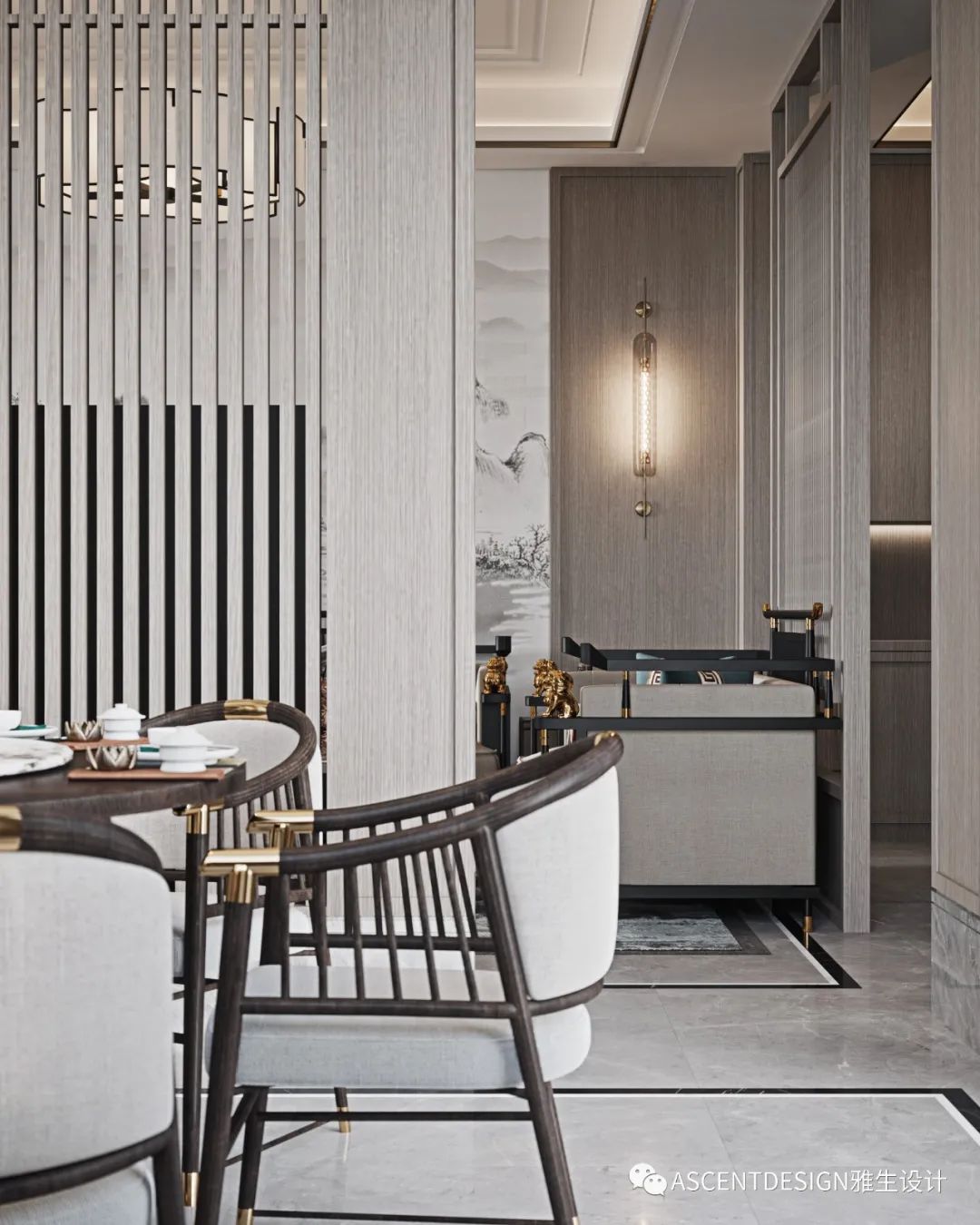 绍兴柯桥诗意东方雅苑，传统美学与现代生活的完美融合-16