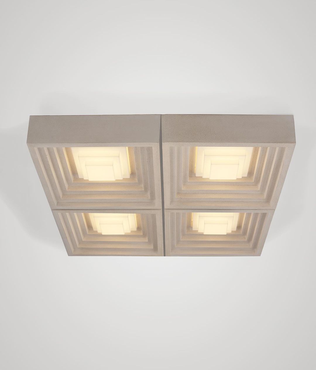 野蛮主义风格模块化灯具 PANTHEUM-6