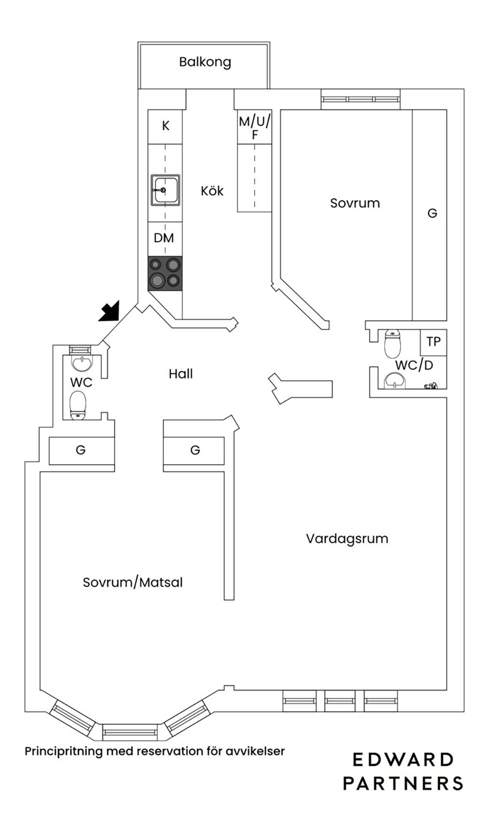斯德哥尔摩 90 平米全白公寓,极简优雅风设计-33