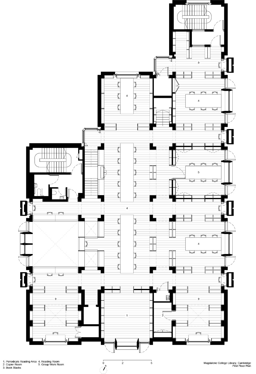 剑桥大学麦格达伦学院图书馆新楼丨英国剑桥丨Níall McLaughlin Architects-50