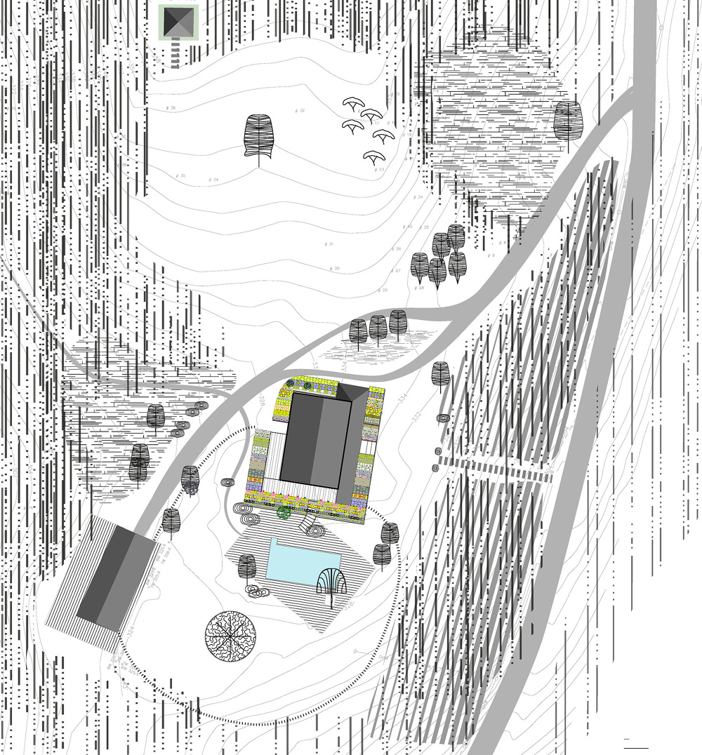 神秘森林中的梦幻花园—— Inside Outside 设计团队打造 Hudson Valley 私人花园-1