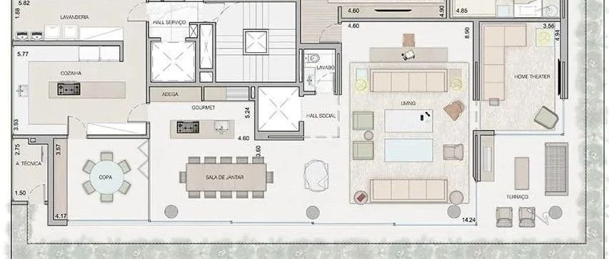 IbatéMoema 豪华公寓楼丨巴西圣保罗丨Arthur Casas Studio,Renata Tilli-78