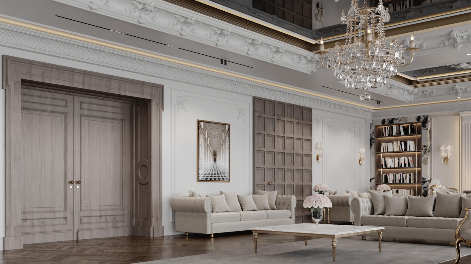 Manger Office Room  新古典风格办公室-1