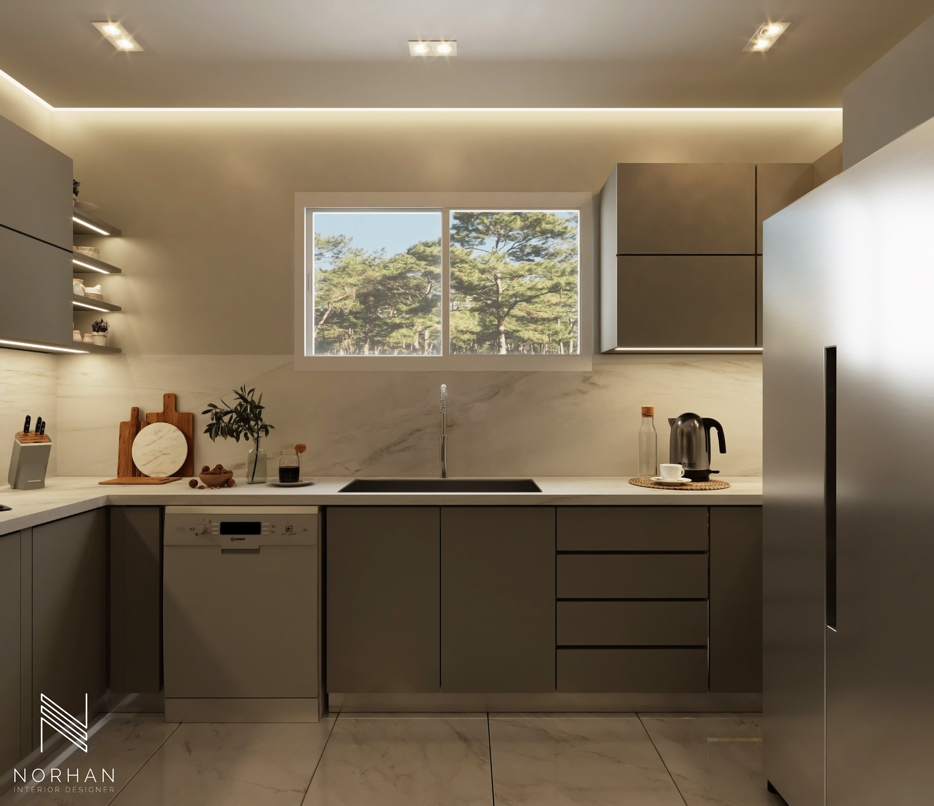 Modern Kitchen in KSA-3