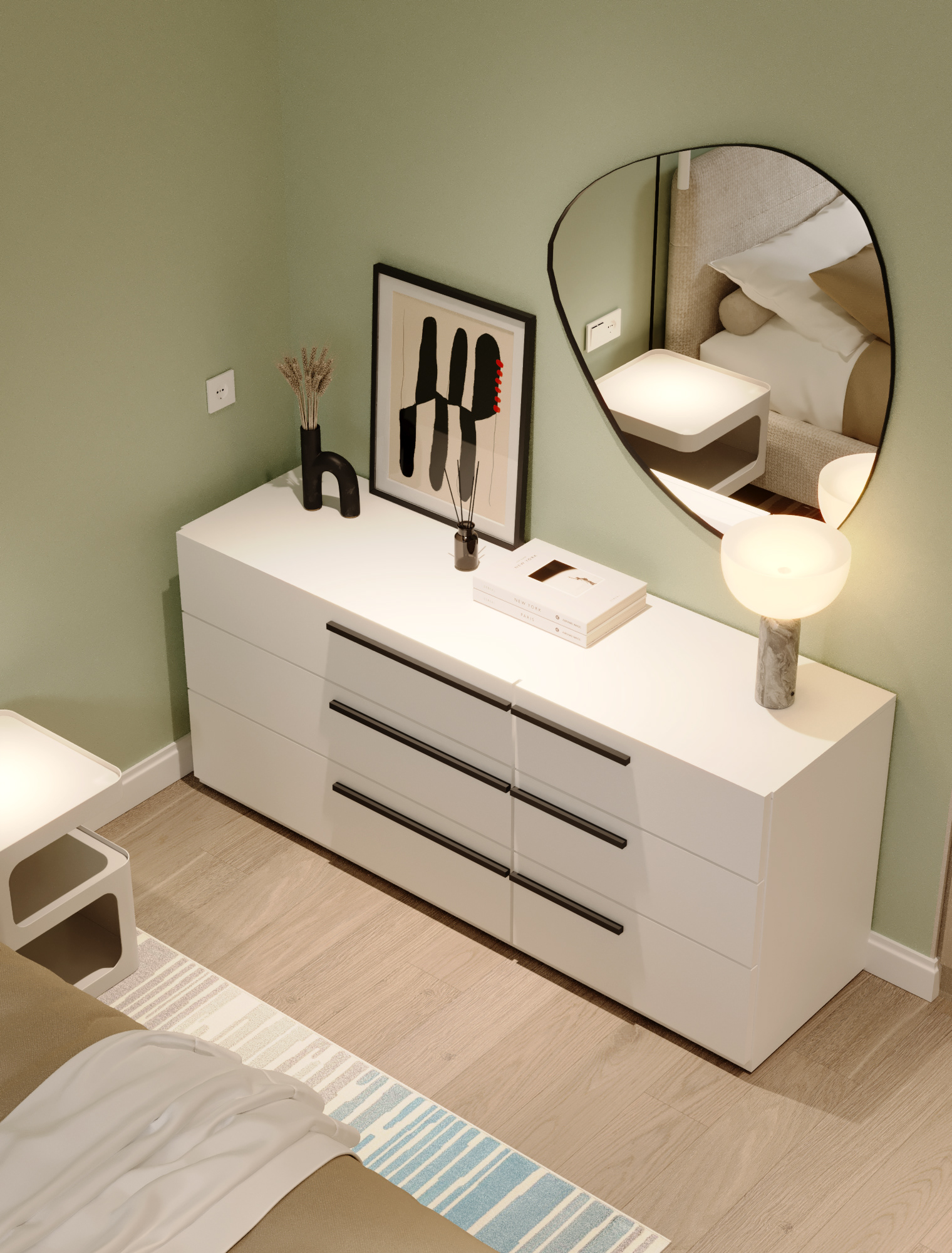 37㎡出租公寓设计丨俄罗斯莫斯科丨Kate Sirotkina-14