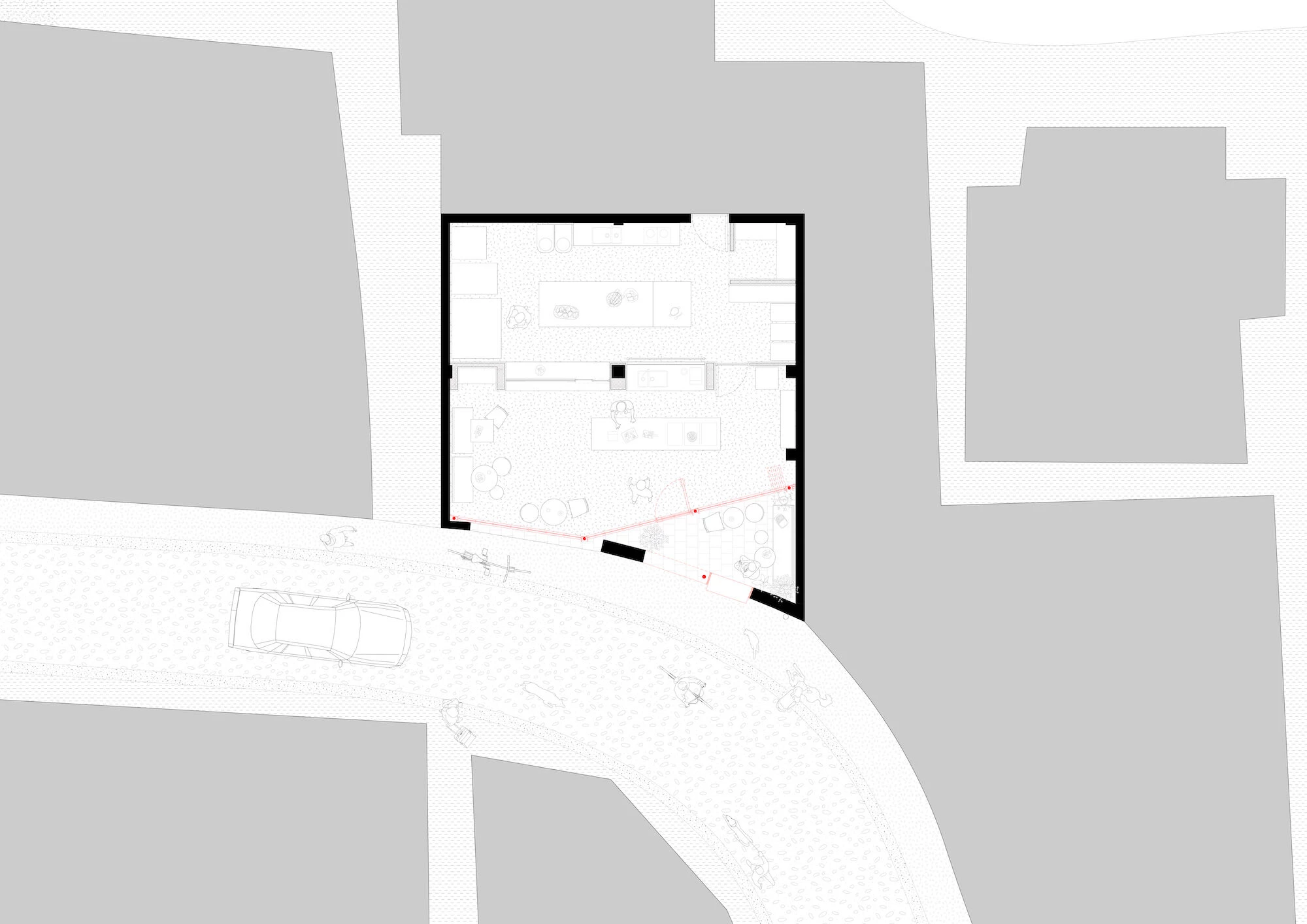 在面包店上方或越过面包店丨中国上海丨Atelier tao+c-24