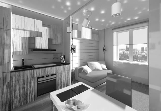 小面积公寓设计概念项目丨俄罗斯莫斯科丨Arch group-61
