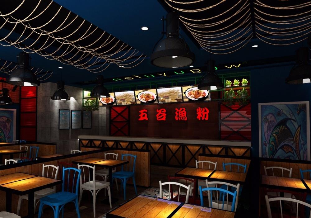 
榆次万达五谷鱼粉店设计图 -1