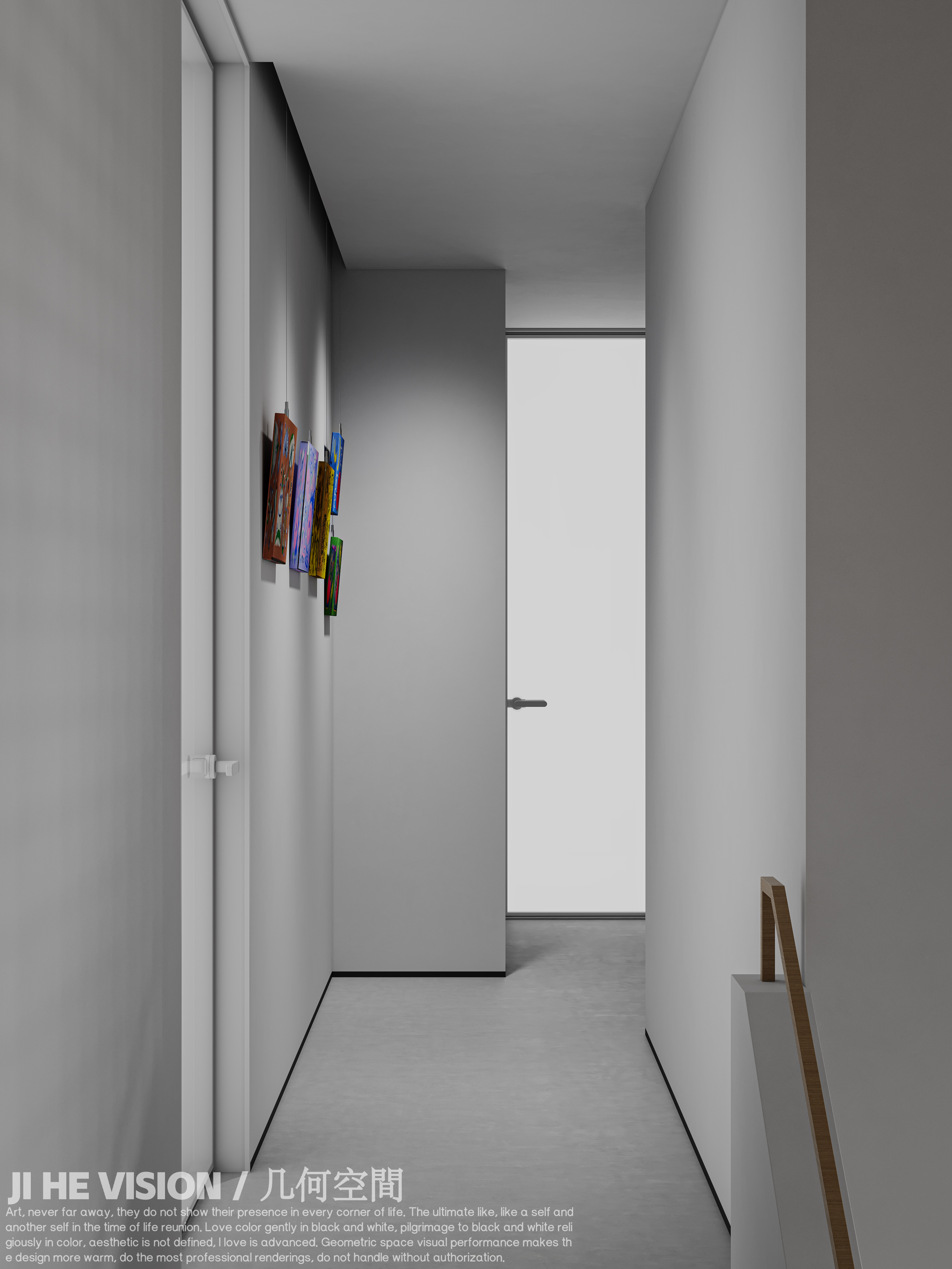 雍龙府原木现代空间丨几何空间视觉表现-2