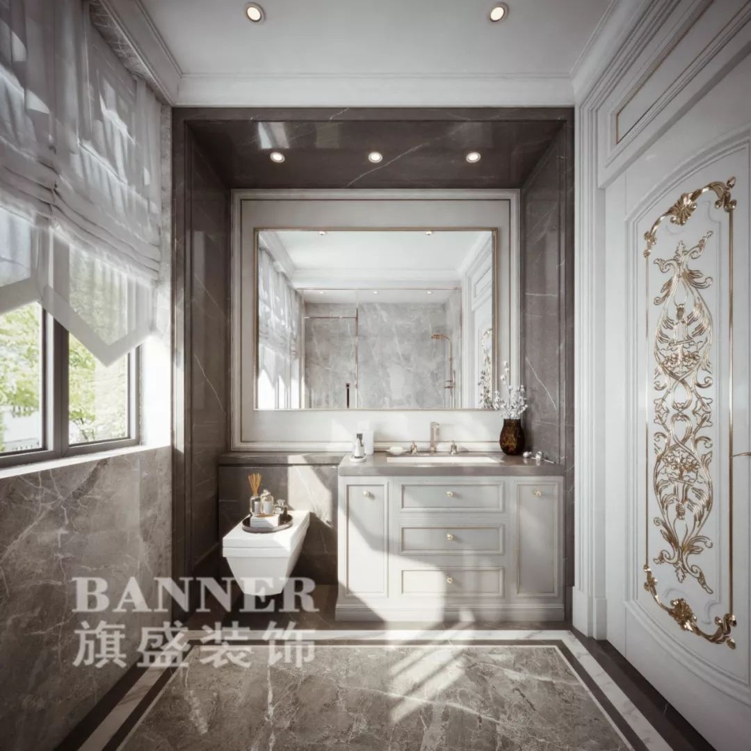 南昌汉港凯旋城 270㎡美式小清新设计-27