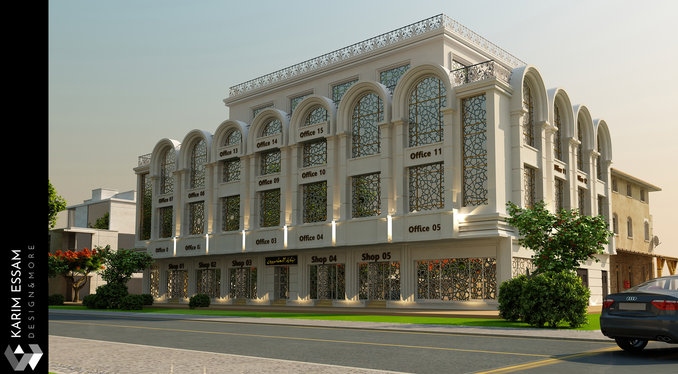 OFFICE BUILDING - INTERIOR - EXTERIOR - NEOCLASSIC-0