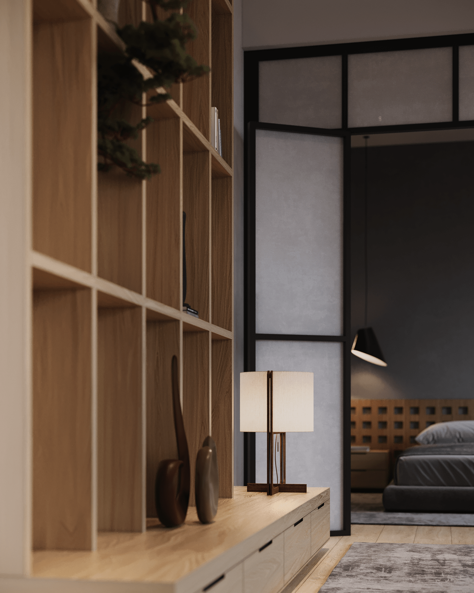 CGI - Overcast Apartment - Living-8