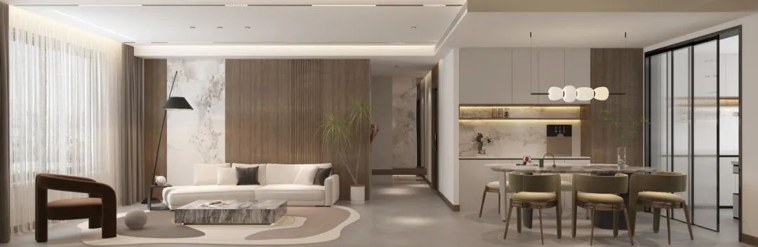 《天成华境》简约意式三室两厅设计丨中国天津丨原筑空间 熊彦好设计组-37