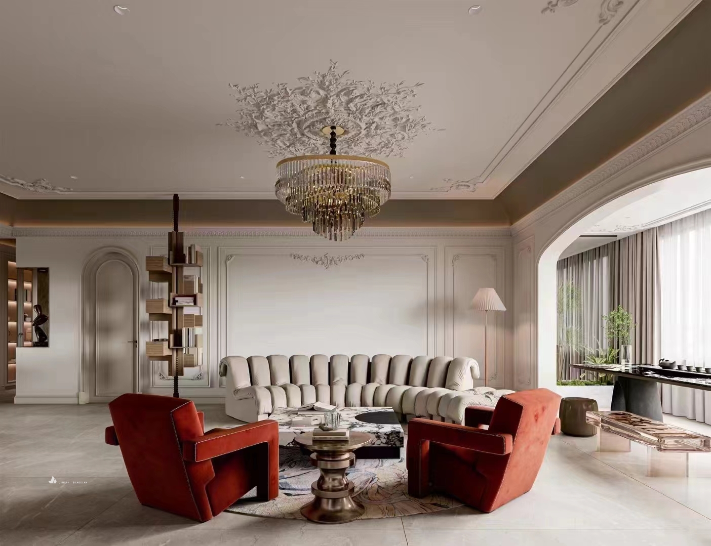 收录2套(法式和现代)案例-8