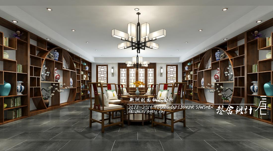 
三舍设计—4000m²刘园会所 -3