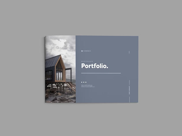 Minimalist Architecture Portfolio Template - A4-2