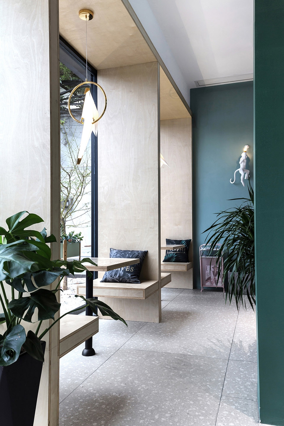 大学旁跨界酒店「蓝宇」——复合式空间与环保选材的完美融合-5