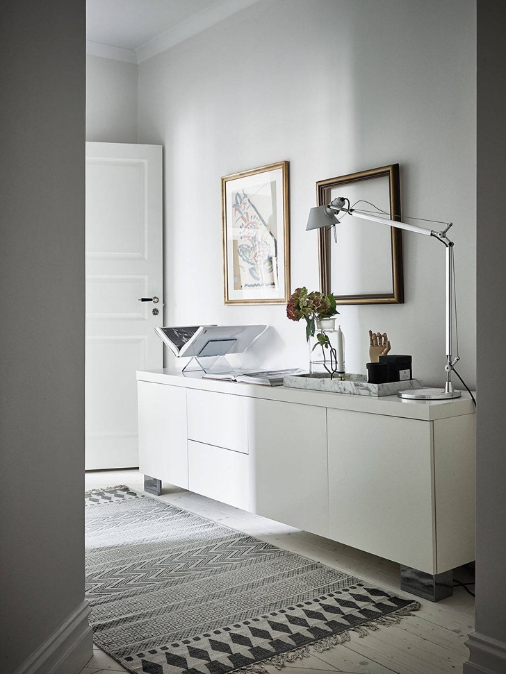 斯德哥尔摩黑白极简公寓 | 经典 Scandinavian 设计魅力-18