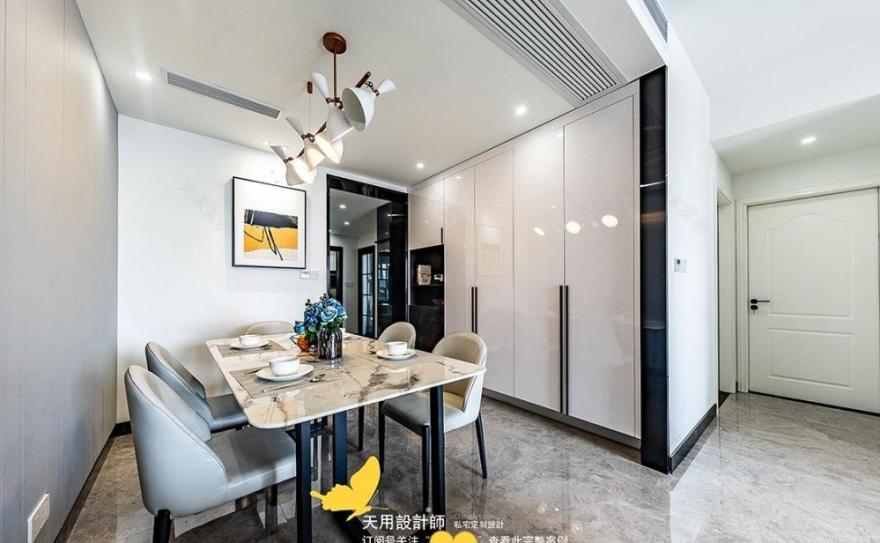 两房改三房,大中岛客厅的完美设计-13