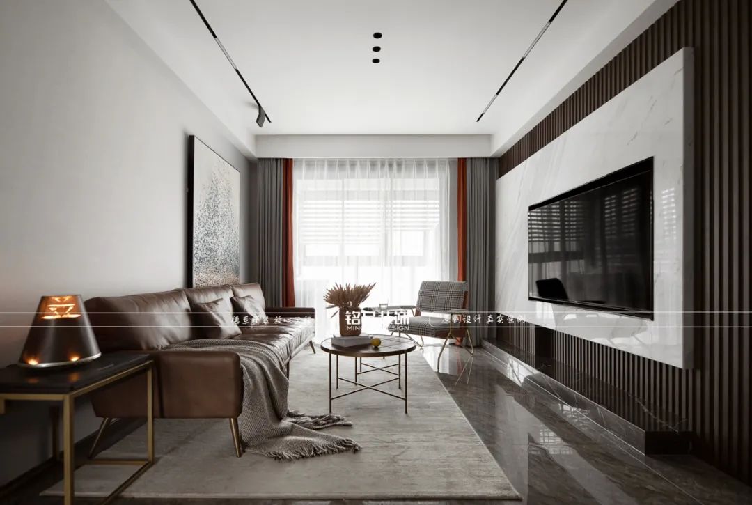 现代风格三居室设计丨铭品装饰-12