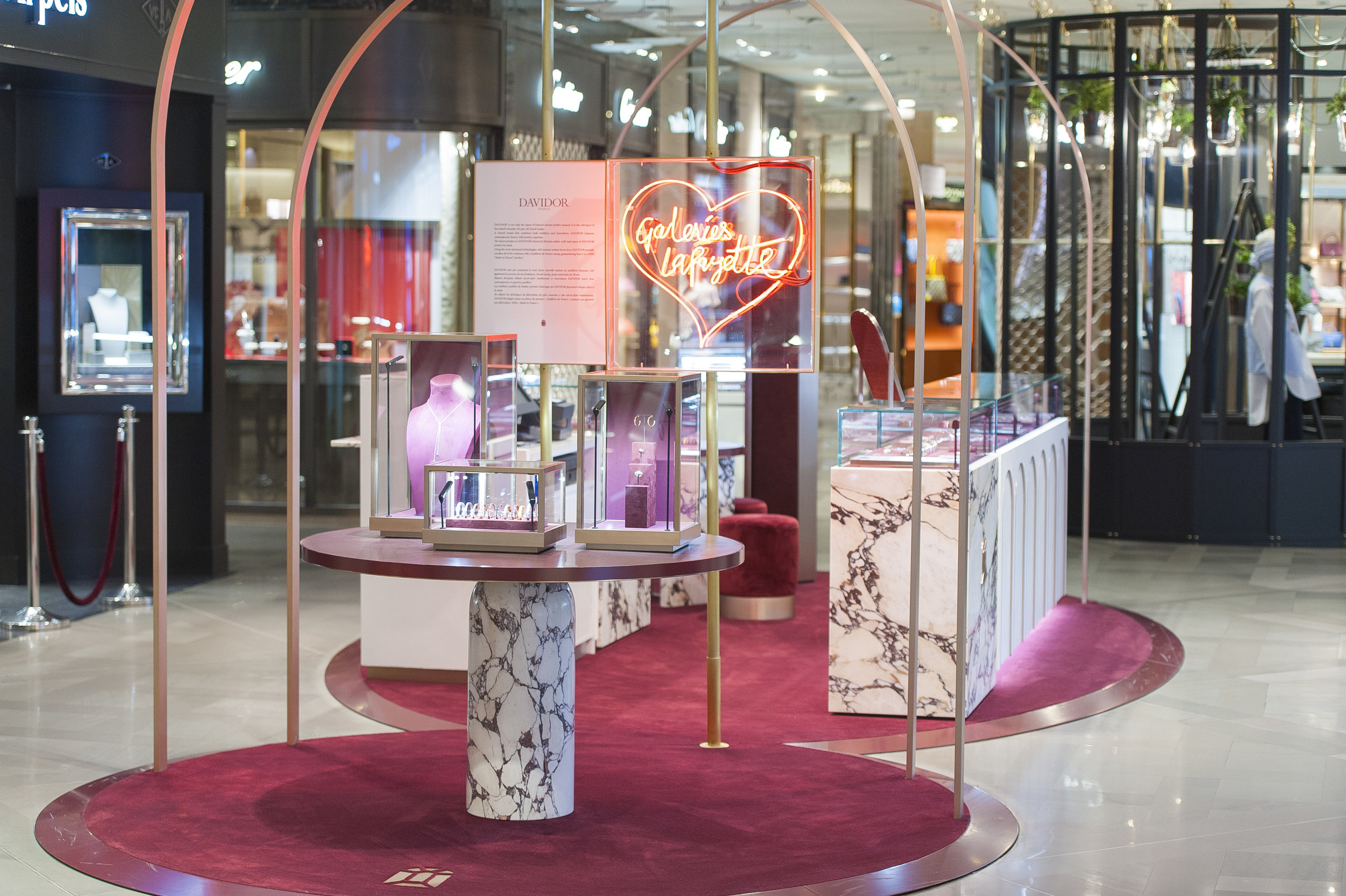 Davidor Galeries Lafayette Pop Up Shop Paris丨France Nebihe Cihan Studio丨法国-1