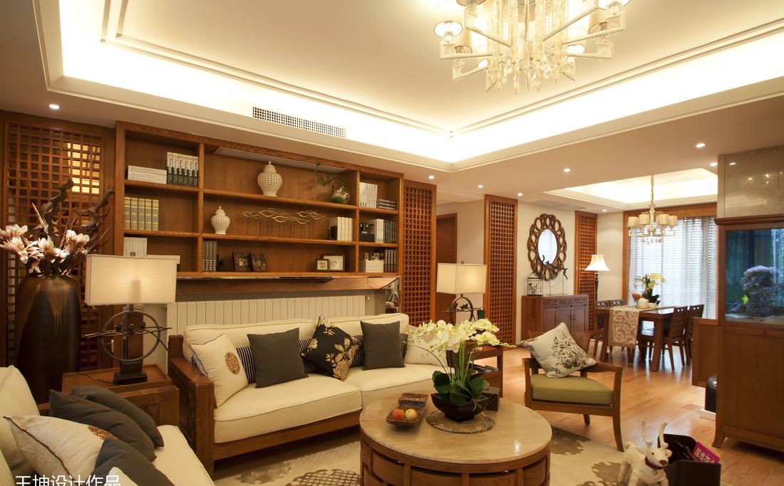 王坤设计丨别墅丨世茂锦绣长江-情迷东南亚样板间-4