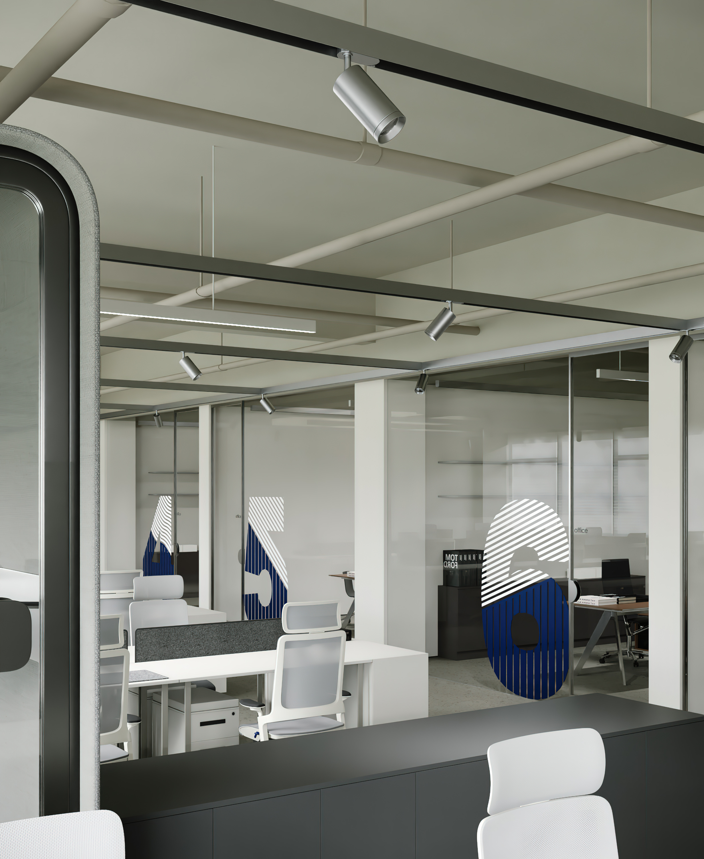 现代极简办公室设计-23