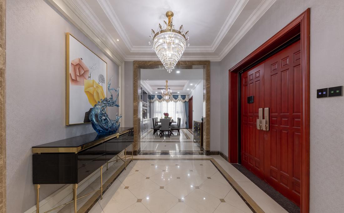 精装房改造,美式新古典邂逅浪漫优雅-6