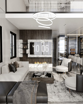 Black and White Luxury interior
