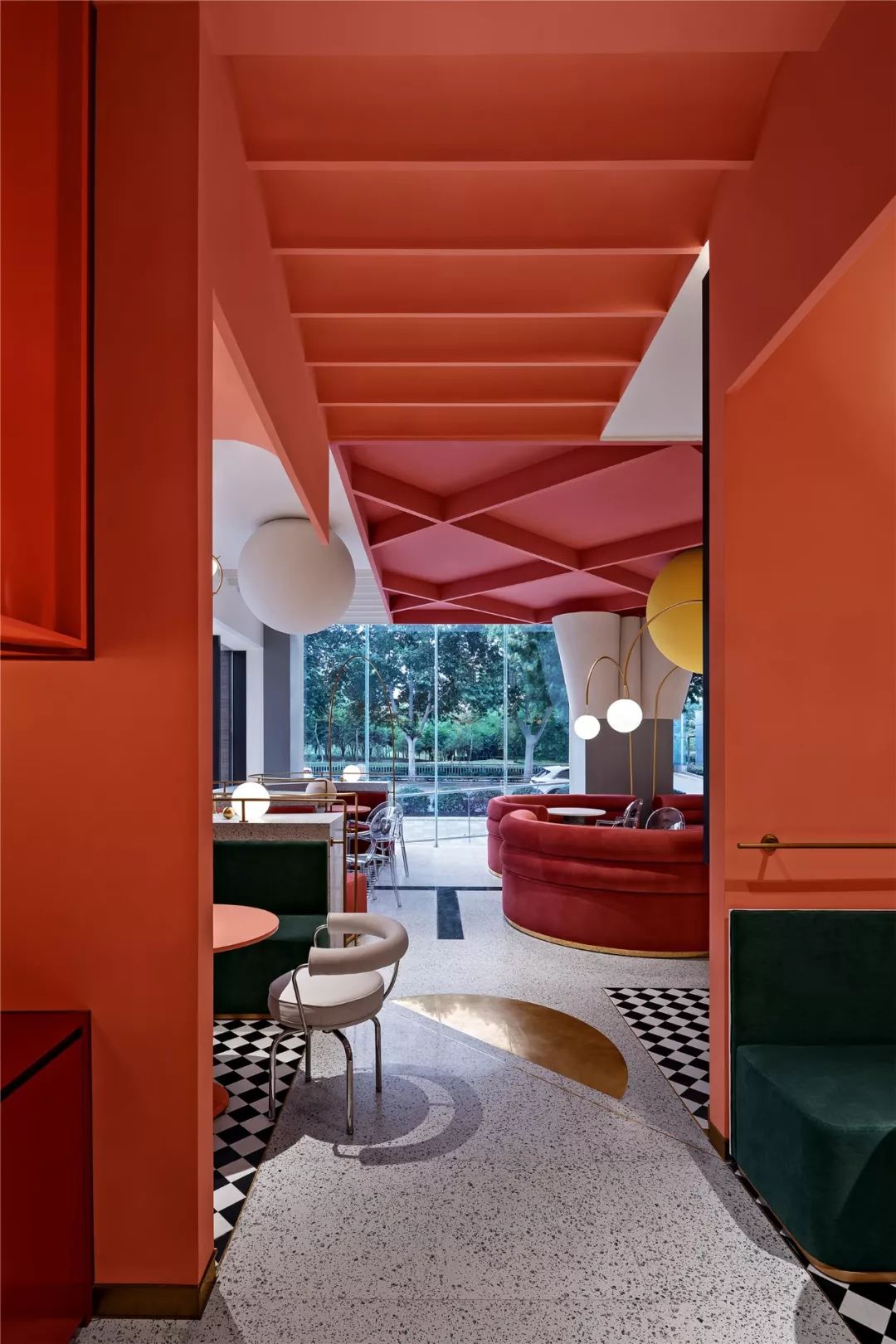 梦幻法式甜品屋 | 色彩与圆形的完美交响-25