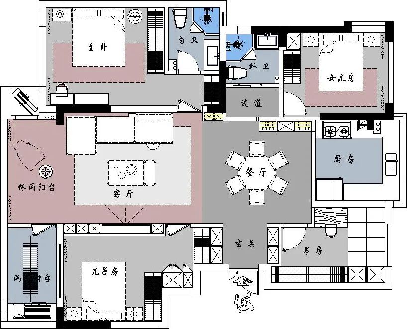 现代简约家居设计丨格堂装饰-50