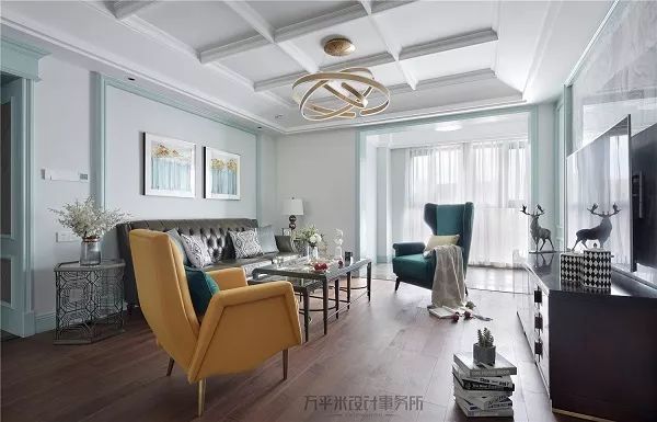 《远黛》 | 新中式风格,原木温暖,青蓝雅致,空间通透-103