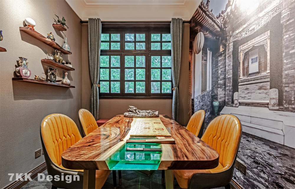 魔都老洋房艺术会所,复古与轻奢的完美融合-45