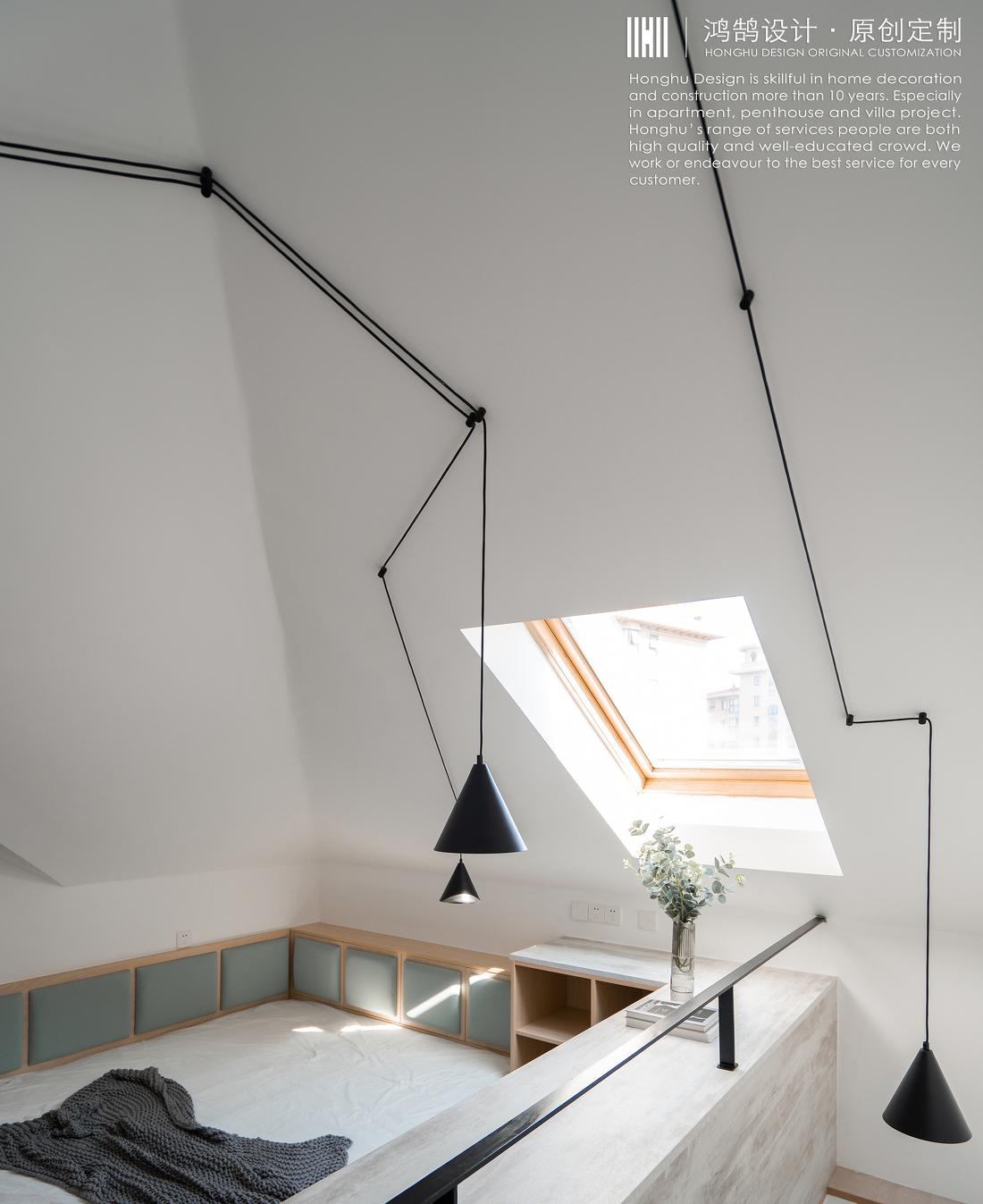 折叠楼梯变直线，小阁楼变时尚现代居-5