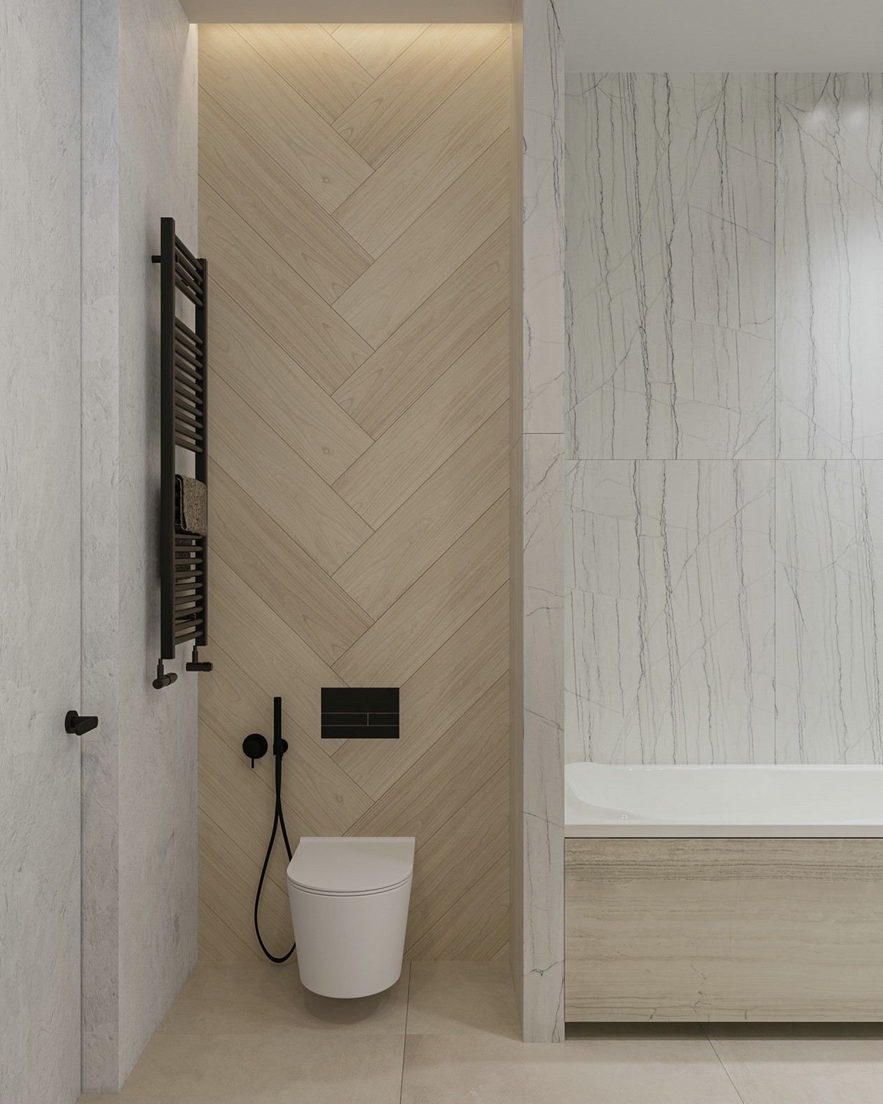 200㎡简约风公寓 优雅治愈的现代美学-22