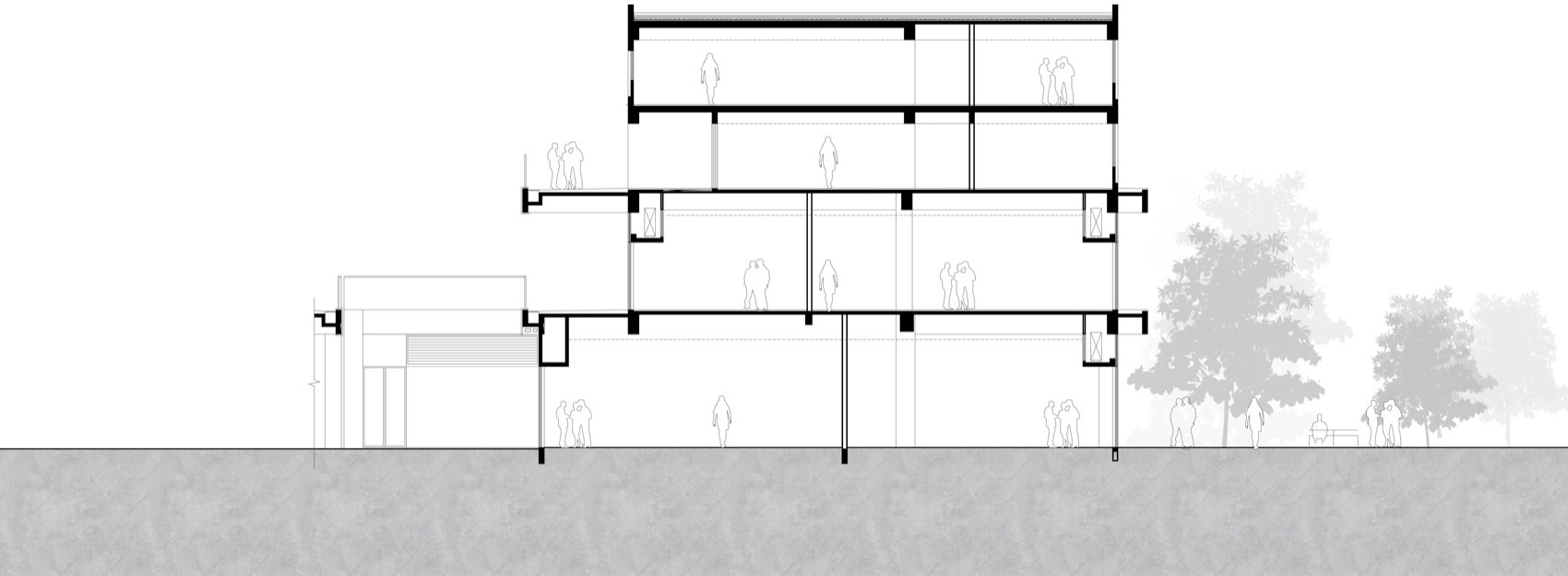 西安万科理想城北区小镇中心·池岛丨中国西安丨成都九十建筑设计有限公司-90