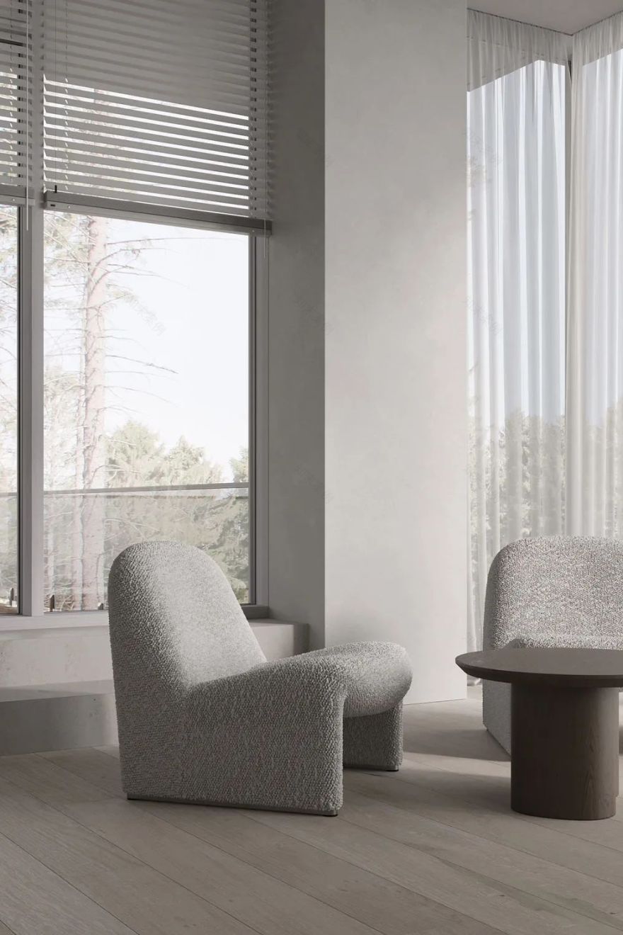 盐系简约,静美!灰白木色打造宁静家居空间丨星艺装饰广州总部-60